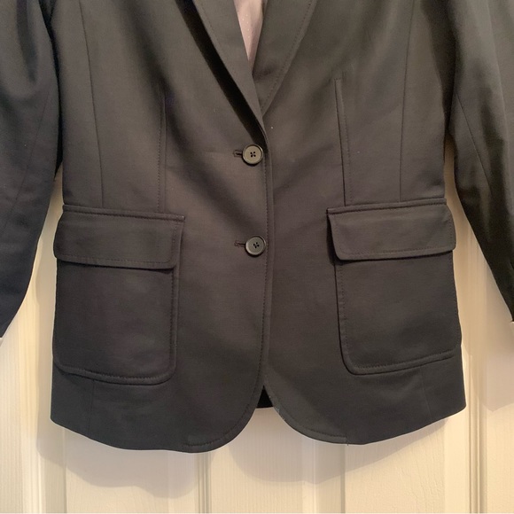 Banana Republic Navy Blazer with Pinstripe cuffs - Picture 2 of 9